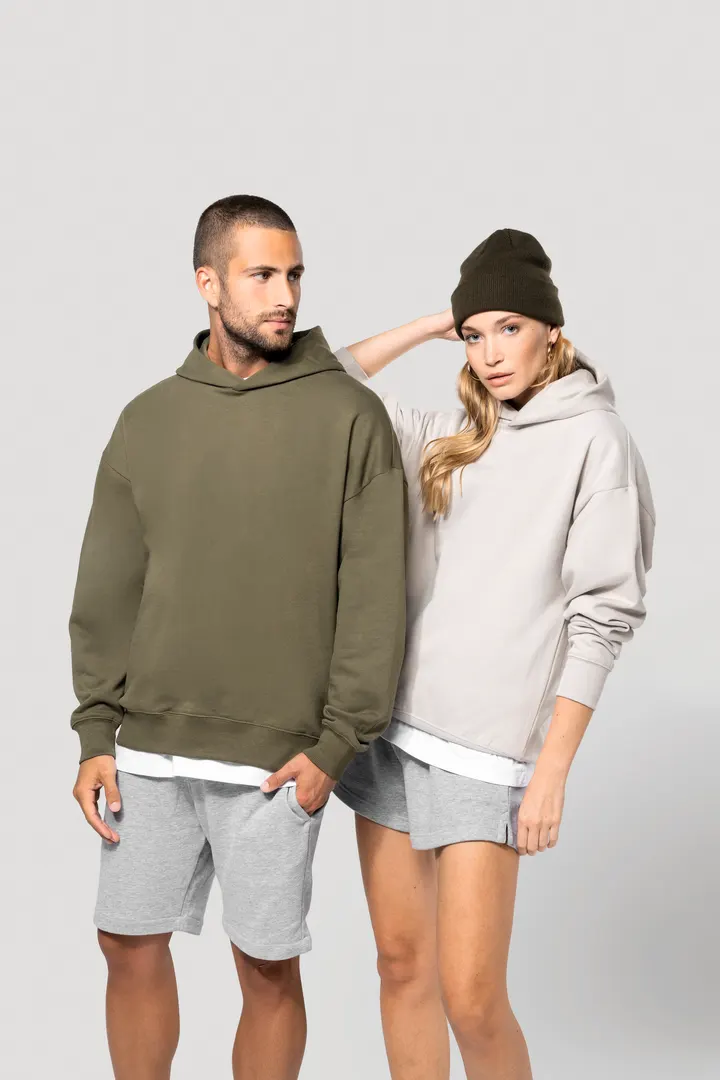 Sweatshirt à capuche molleton oversize unisexe 20