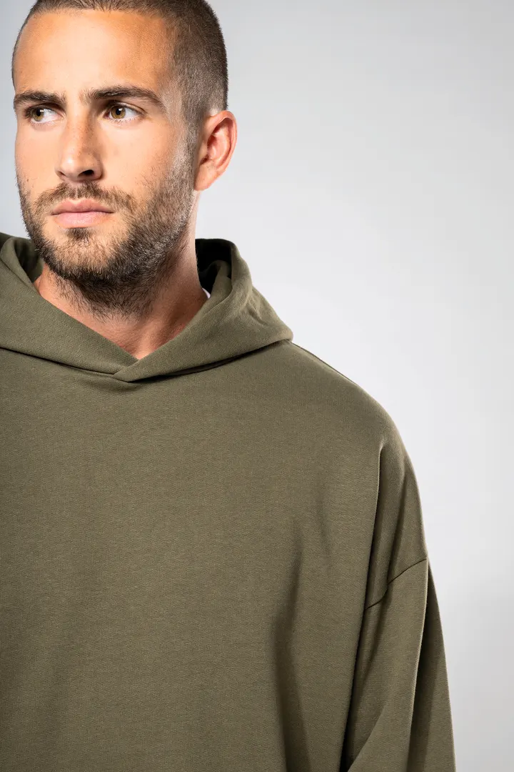 Sweatshirt à capuche molleton oversize unisexe 22