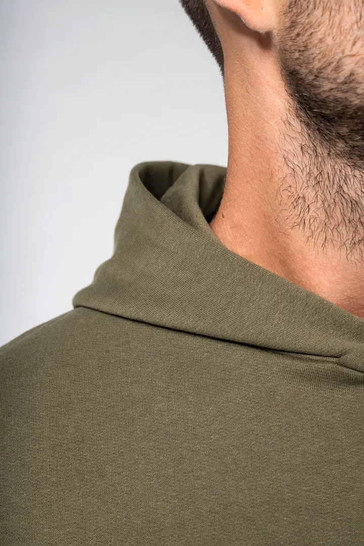 Sweatshirt à capuche molleton oversize unisexe 23
