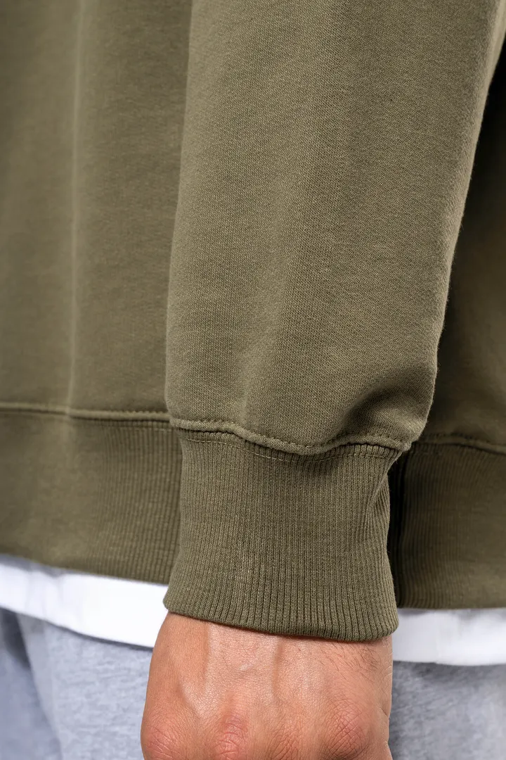 Sweatshirt à capuche molleton oversize unisexe 24