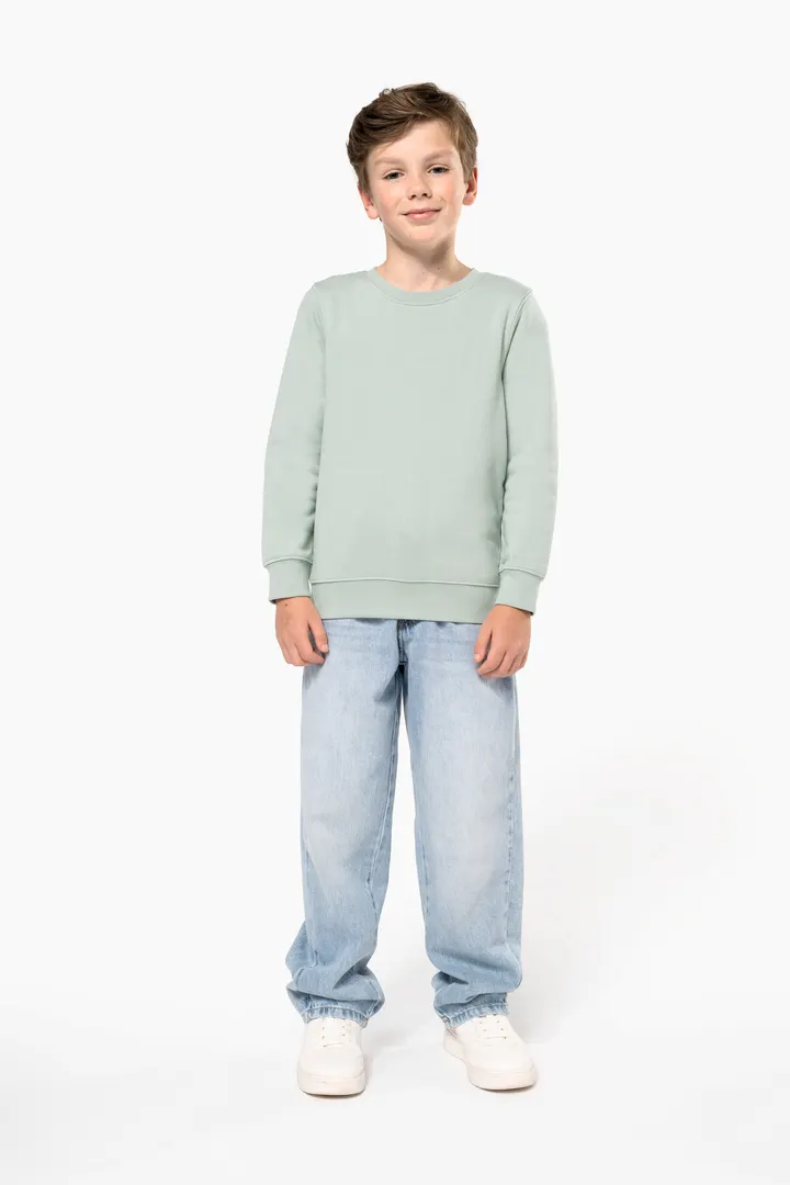 Umweltfreundliches Sweatshirt mit Rundhalsausschnitt für Kinder 16
