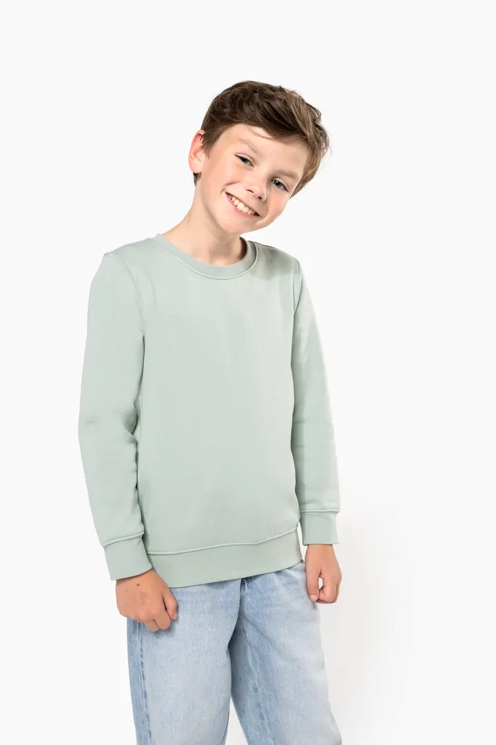 Umweltfreundliches Sweatshirt mit Rundhalsausschnitt für Kinder 17