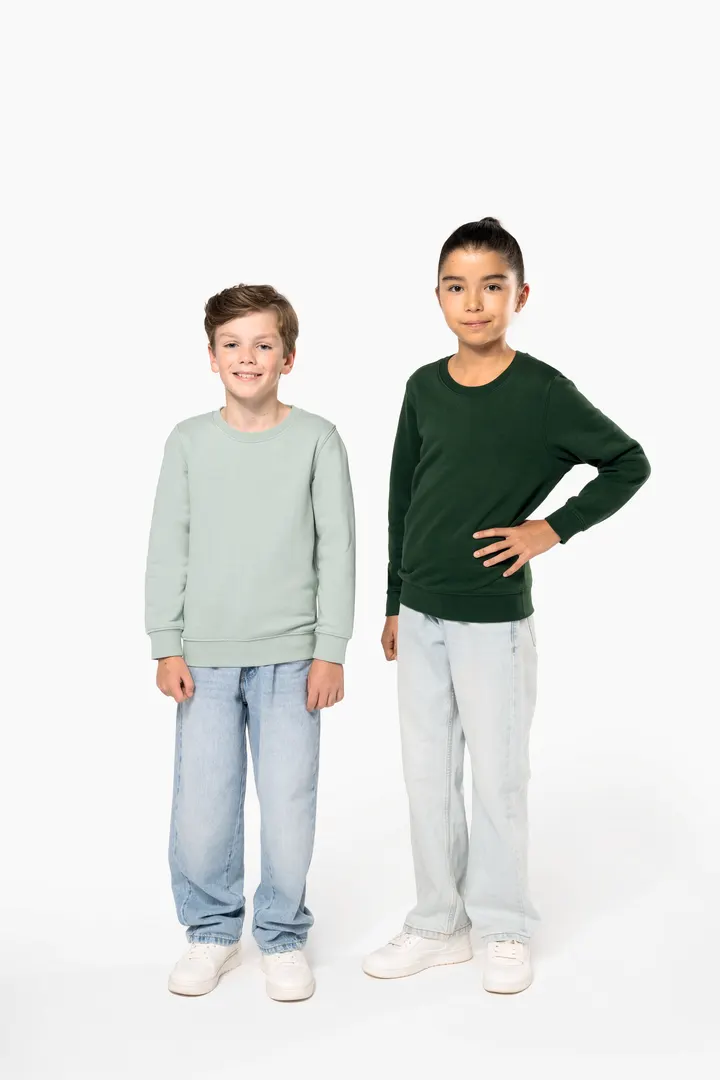 Umweltfreundliches Sweatshirt mit Rundhalsausschnitt für Kinder 23
