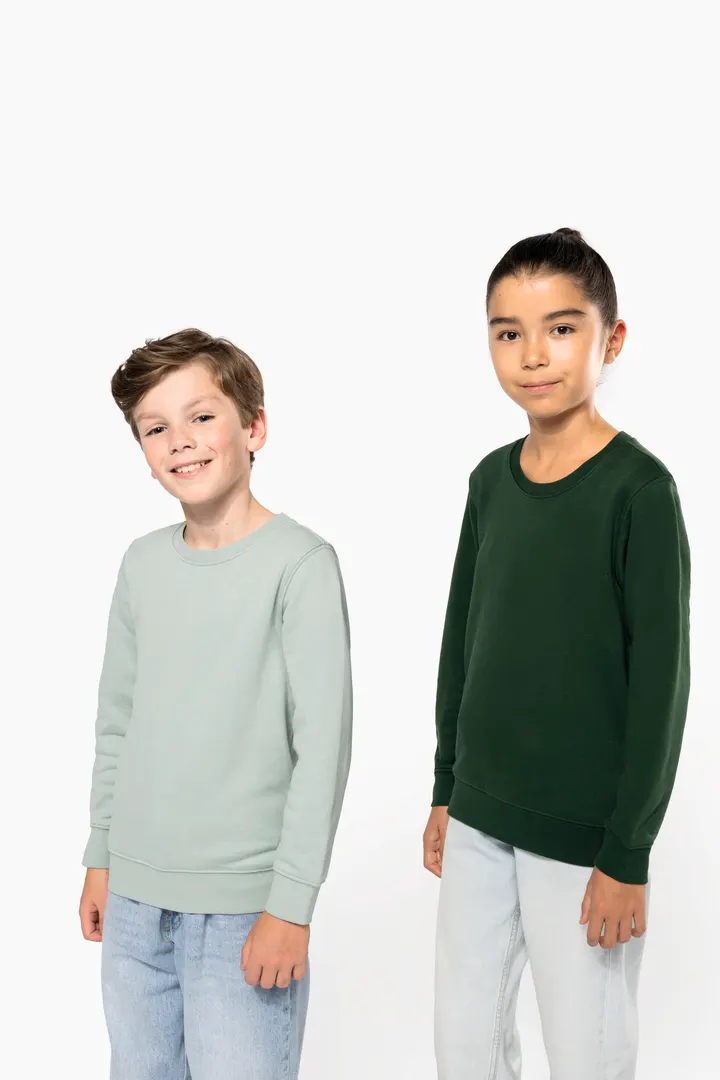 Umweltfreundliches Sweatshirt mit Rundhalsausschnitt für Kinder 24