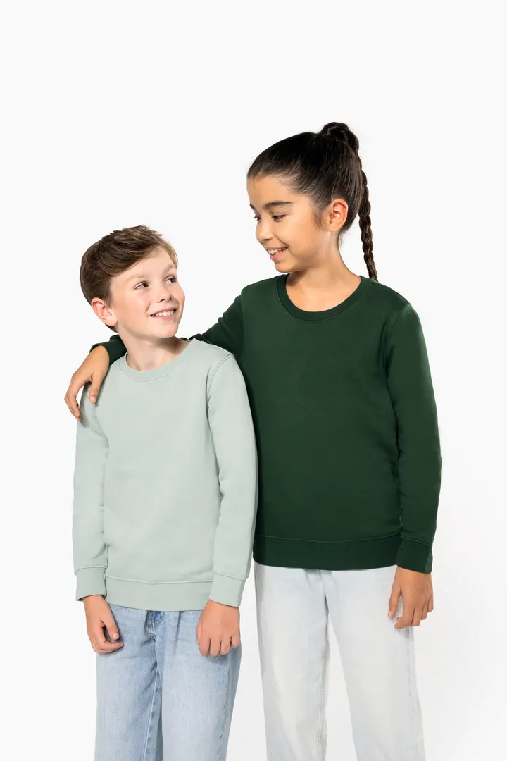 Umweltfreundliches Sweatshirt mit Rundhalsausschnitt für Kinder 25