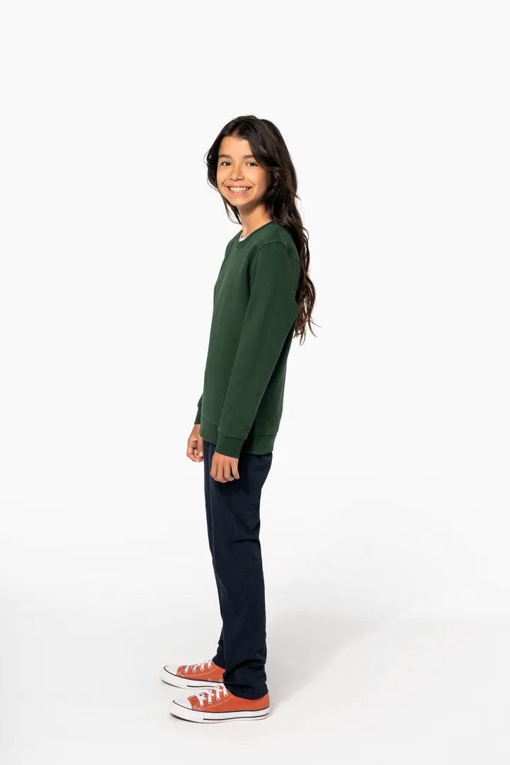 Umweltfreundliches Sweatshirt mit Rundhalsausschnitt für Kinder 7