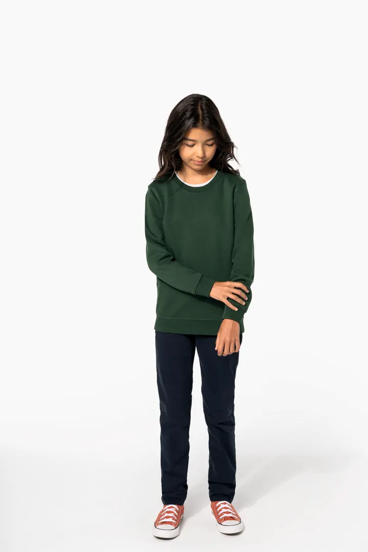Umweltfreundliches Sweatshirt mit Rundhalsausschnitt für Kinder 8