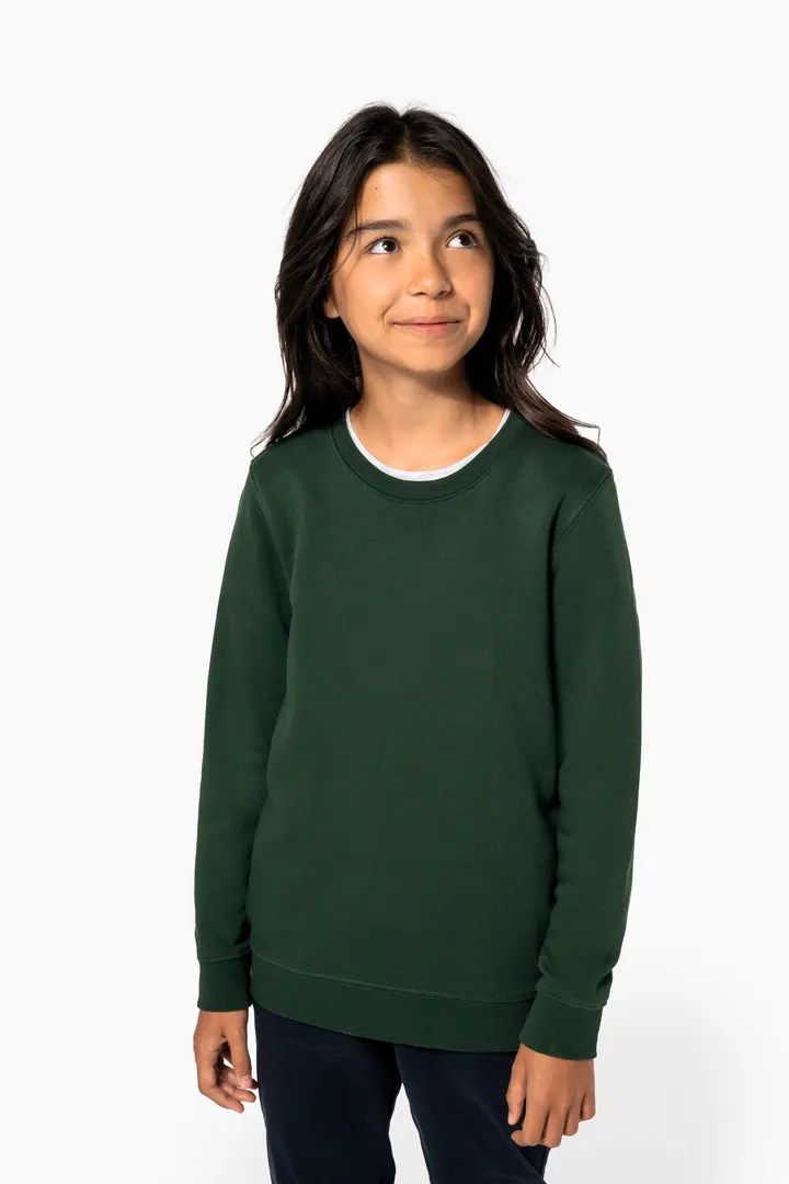 Umweltfreundliches Sweatshirt mit Rundhalsausschnitt für Kinder 9