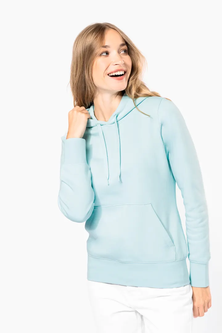 Umweltfreundliches Kapuzensweatshirt für Damen 10