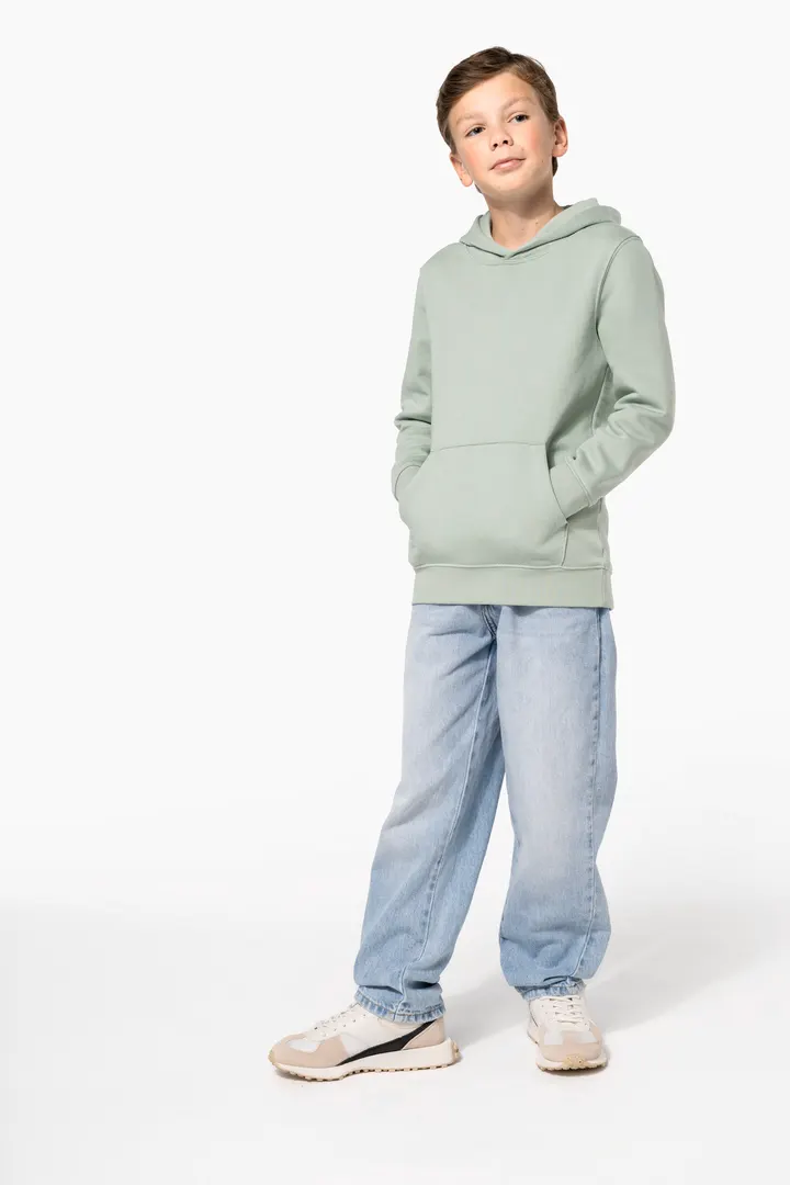 Umweltfreundliches Kapuzensweatshirt für Kinder 10