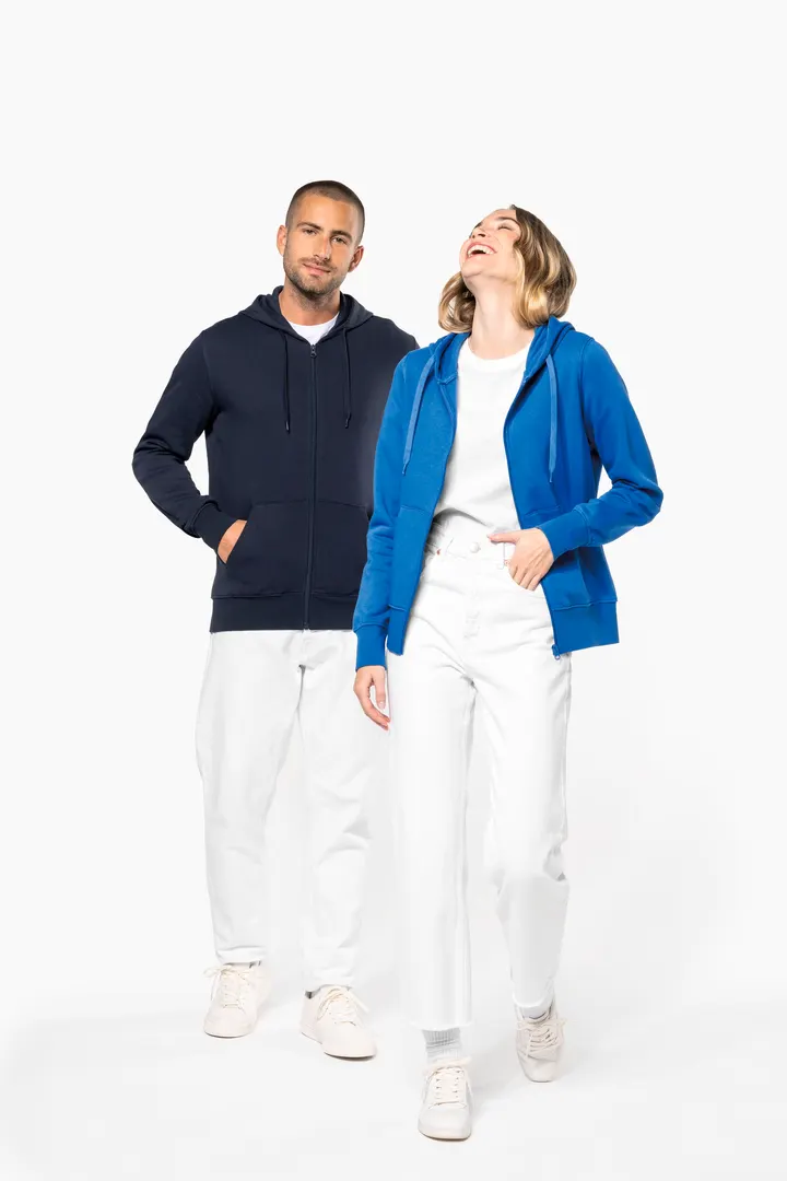 Umweltfreundliches Kapuzensweatshirt mit Reißverschluss Herren 13