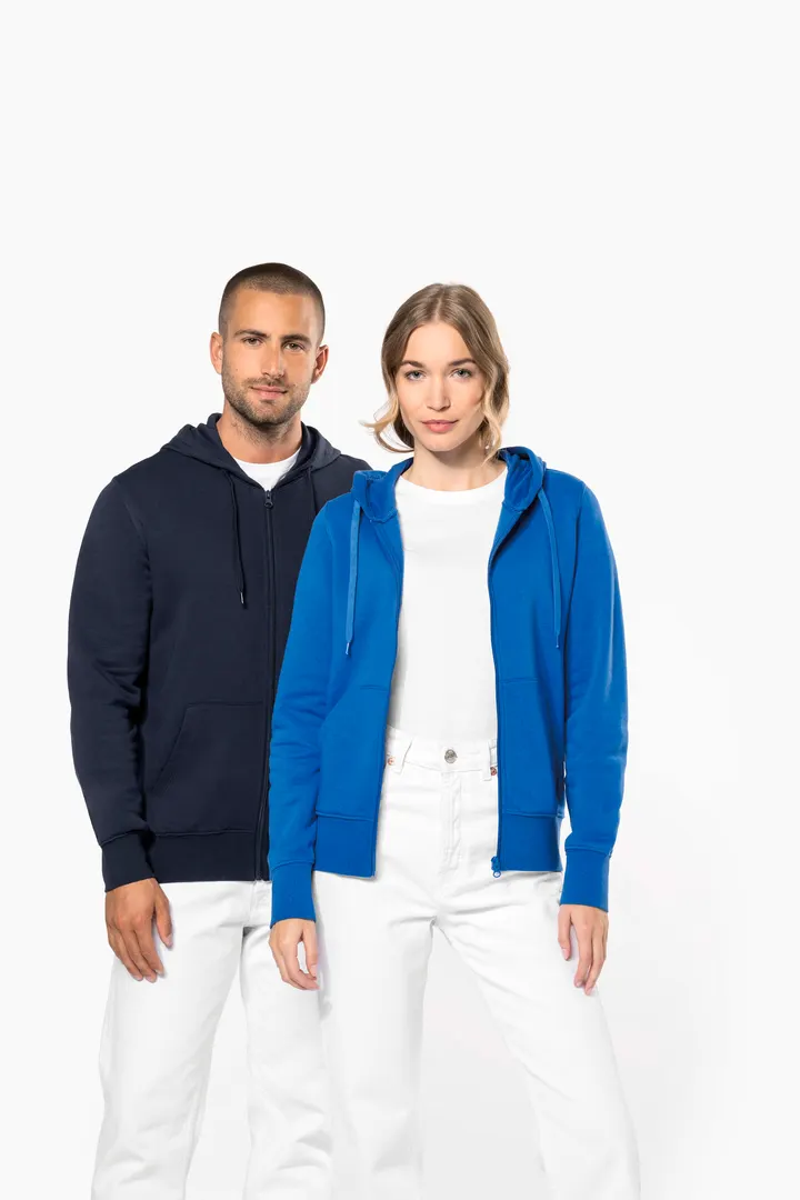 Umweltfreundliches Kapuzensweatshirt mit Reißverschluss Herren 14