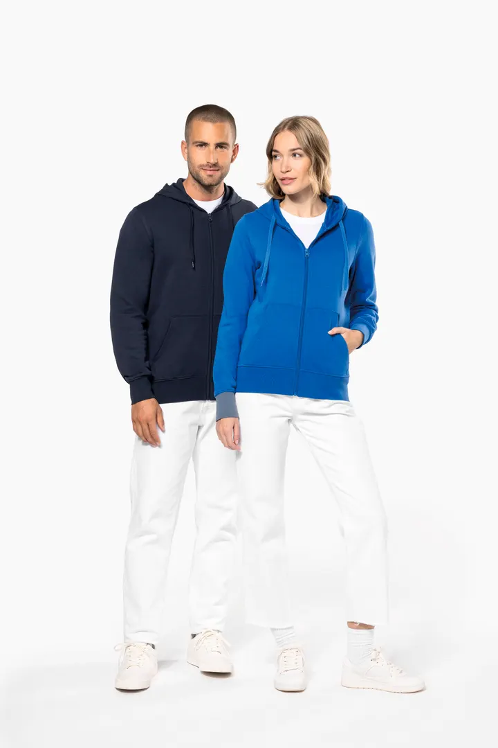 Umweltfreundliches Kapuzensweatshirt mit Reißverschluss Herren 15