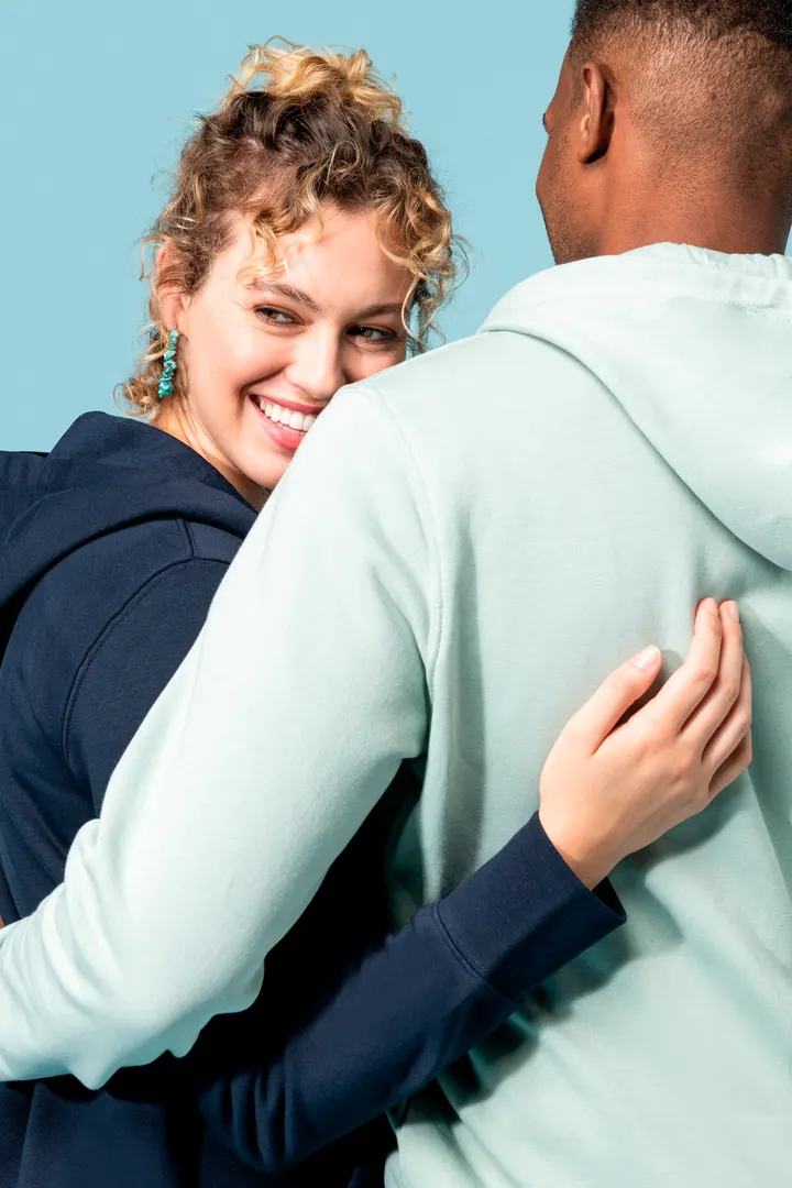Umweltfreundliches Kapuzensweatshirt mit Reißverschluss Herren 22