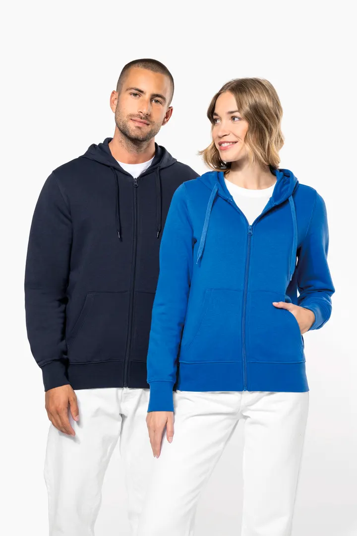 Umweltfreundliches Kapuzensweatshirt mit Reißverschluss Herren 16