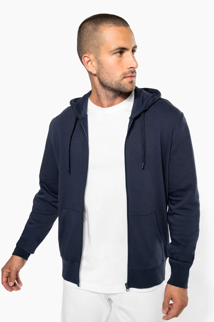 Umweltfreundliches Kapuzensweatshirt mit Reißverschluss Herren 11