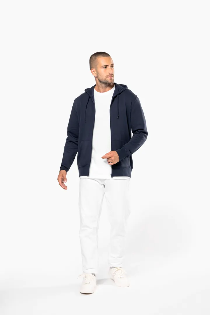 Umweltfreundliches Kapuzensweatshirt mit Reißverschluss Herren 2