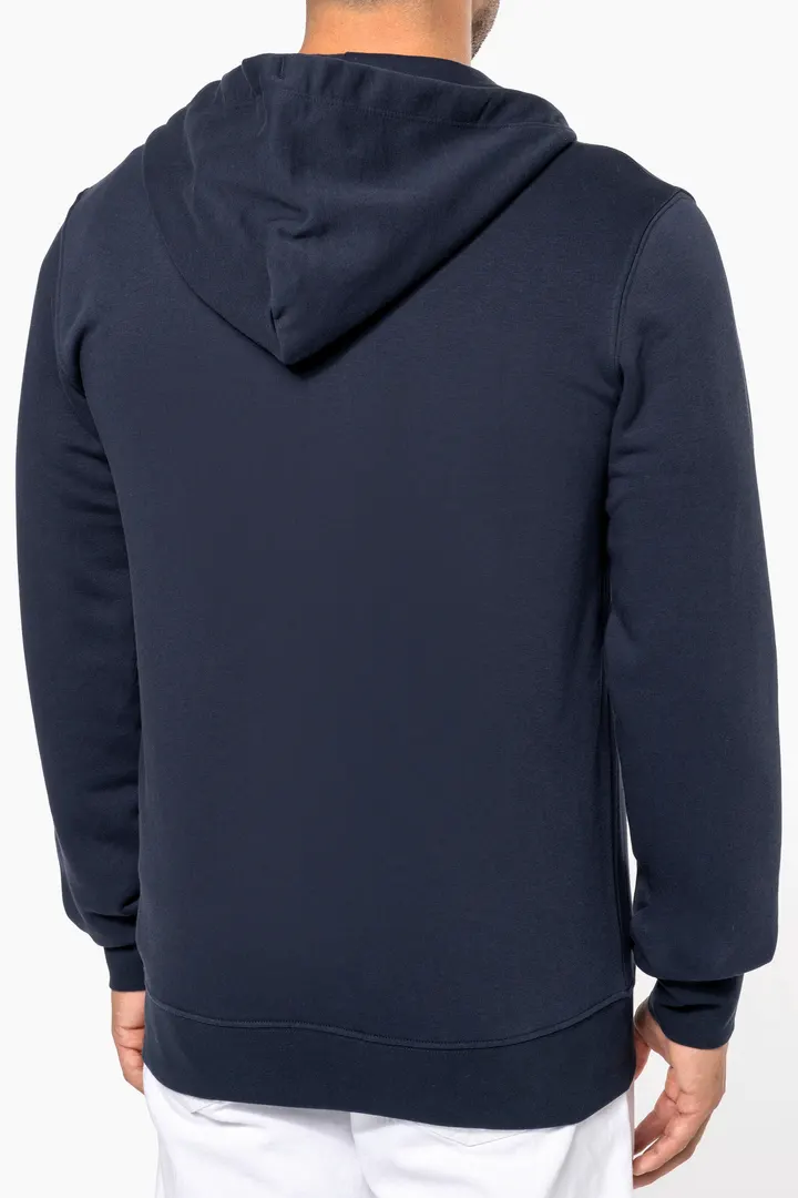 Umweltfreundliches Kapuzensweatshirt mit Reißverschluss Herren