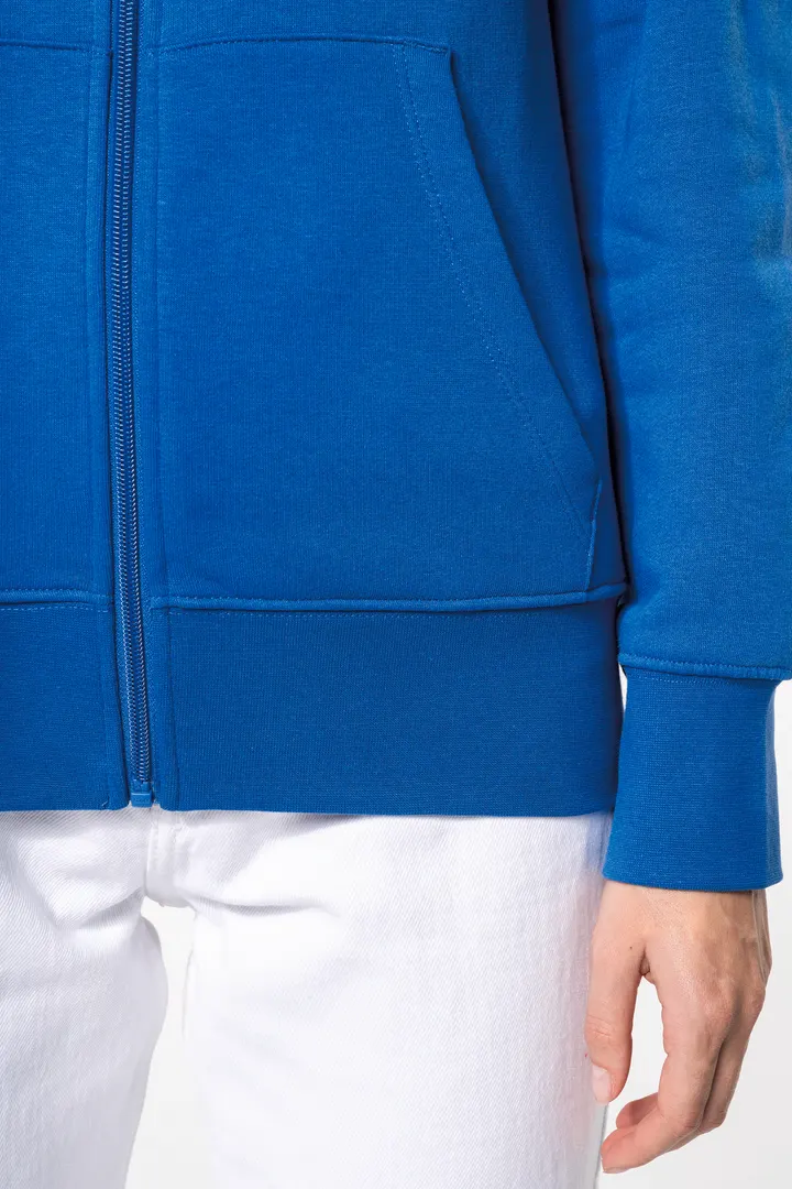 Umweltfreundliches Kapuzensweatshirt mit Reißverschluss Damen 16