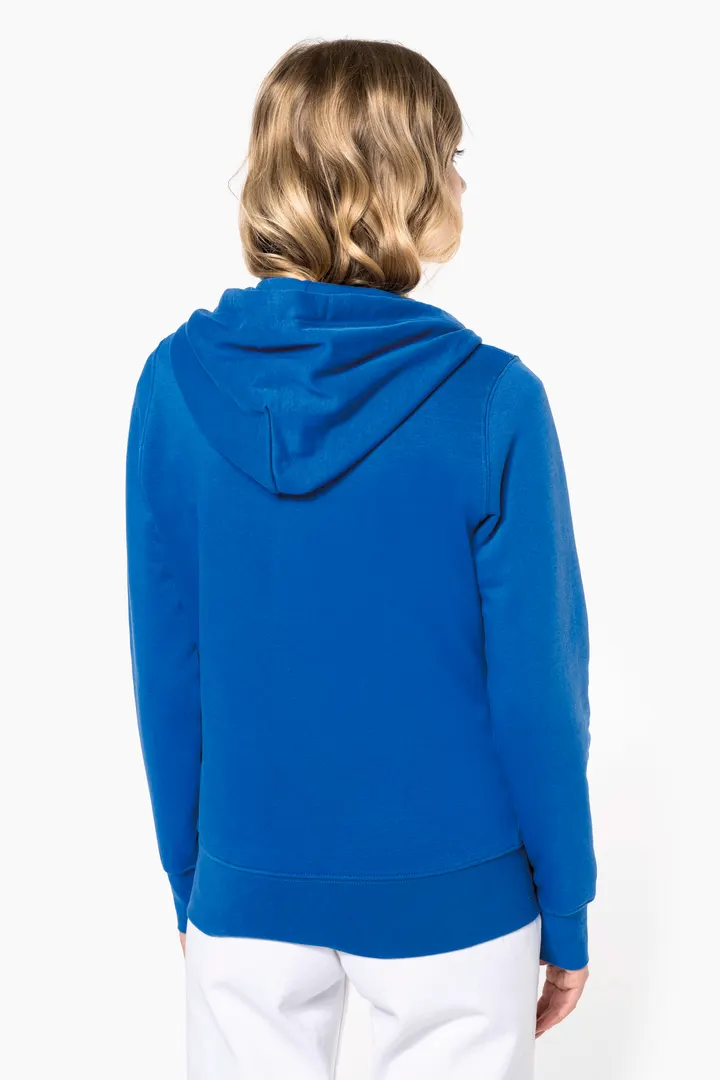 Umweltfreundliches Kapuzensweatshirt mit Reißverschluss Damen 12
