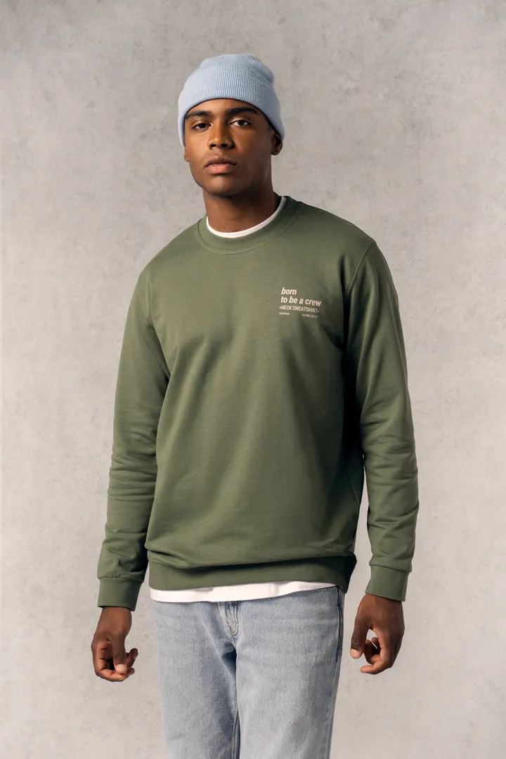 Recyceltes Unisex-Sweatshirt mit Rundhalsausschnitt 9