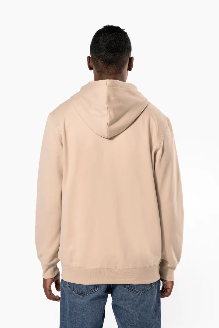 Sweat-shirt recyclé zippé à capuche unisexe 5