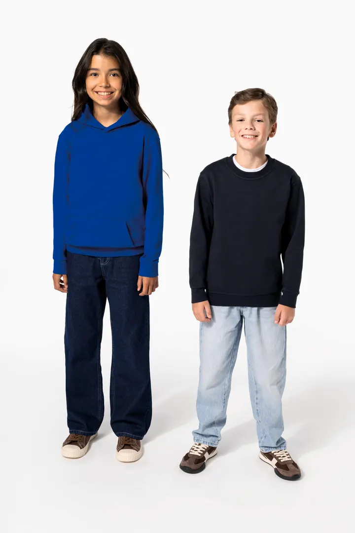 Sweat-shirt recyclé col rond enfant 8
