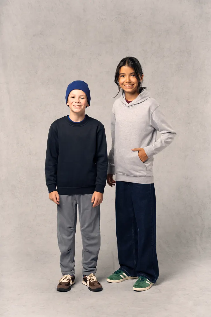 Sweat-shirt recyclé zippé à capuche enfant 10
