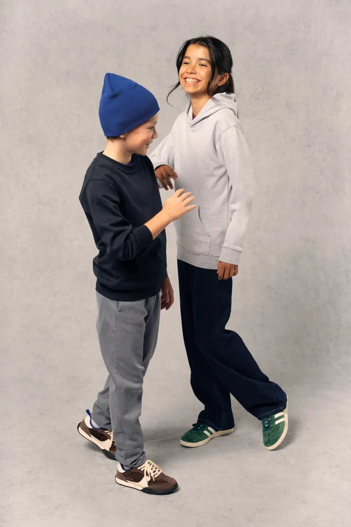 Sweat-shirt recyclé zippé à capuche enfant 9