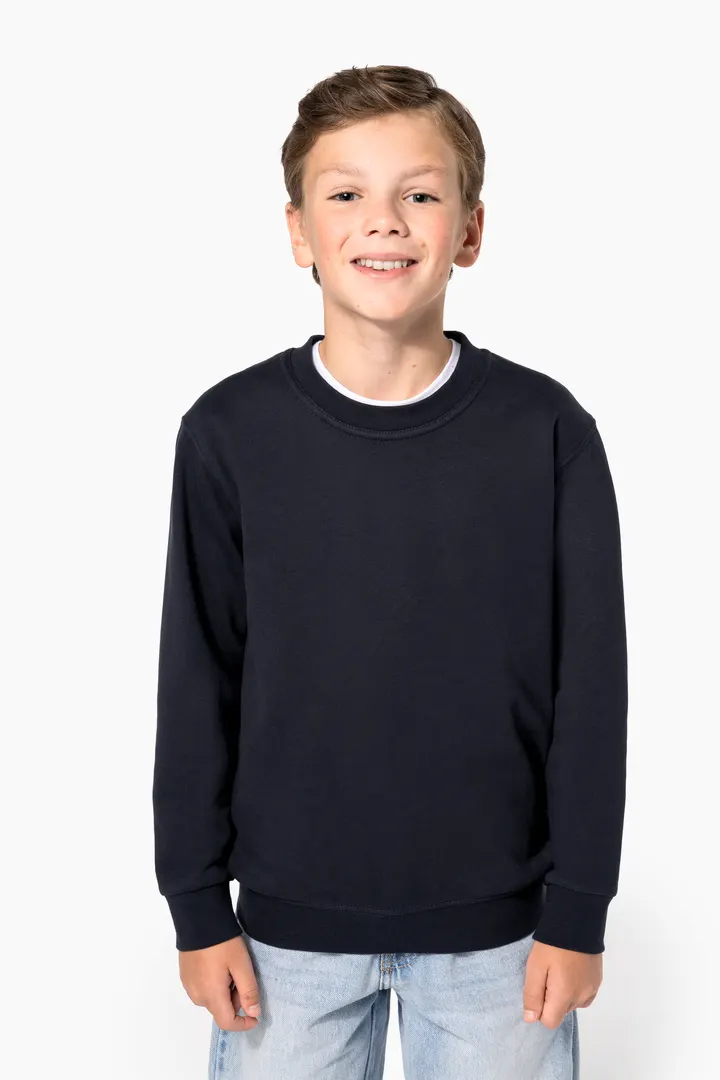 Sweat-shirt recyclé col rond enfant 2