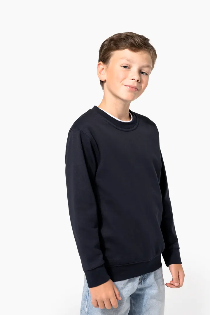 Sweat-shirt recyclé col rond enfant 3