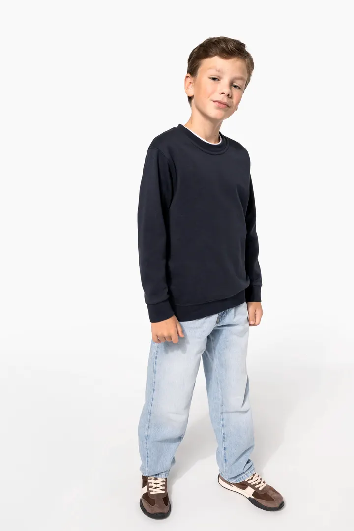 Sweat-shirt recyclé col rond enfant 4