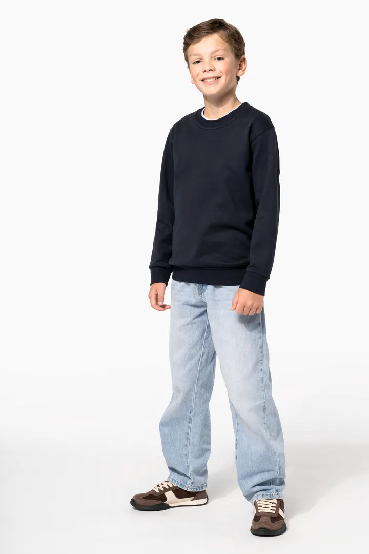 Sweat-shirt recyclé col rond enfant 5