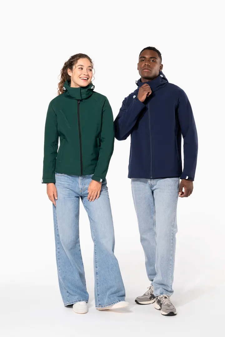 Veste softshell à capuche amovible femme 14