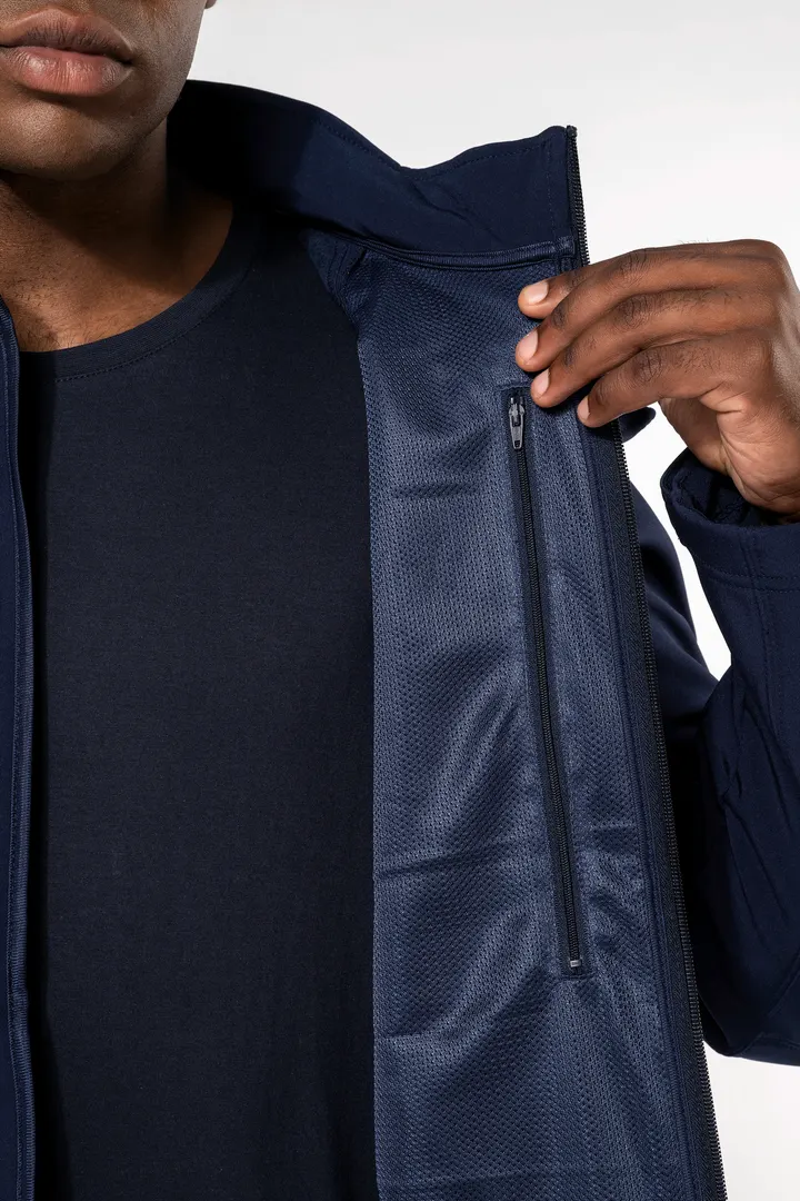 Herren Softshell-Jacke mit Abnehmbare Kapuze 17