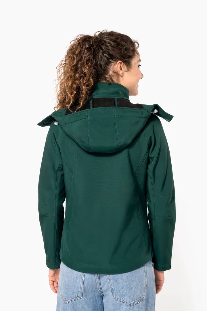 Veste softshell à capuche amovible femme 12