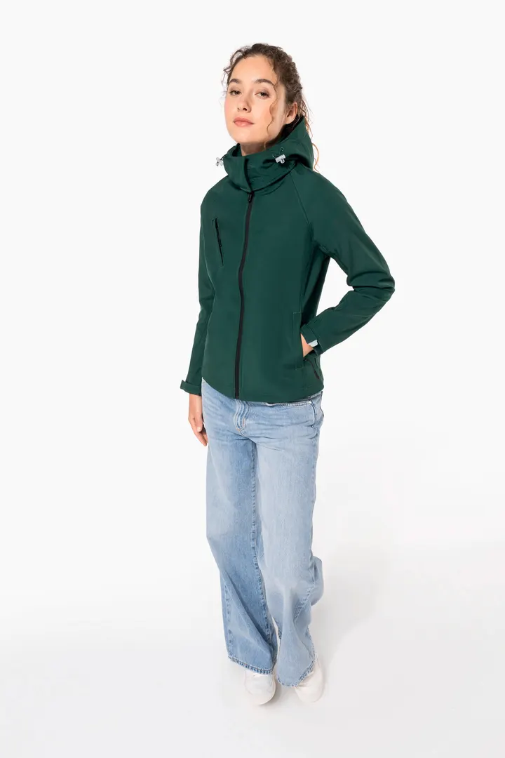 Veste softshell à capuche amovible femme 3