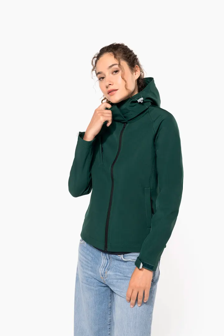 Veste softshell à capuche amovible femme 5