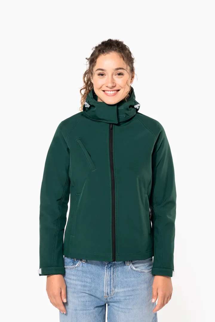 Veste softshell à capuche amovible femme 6
