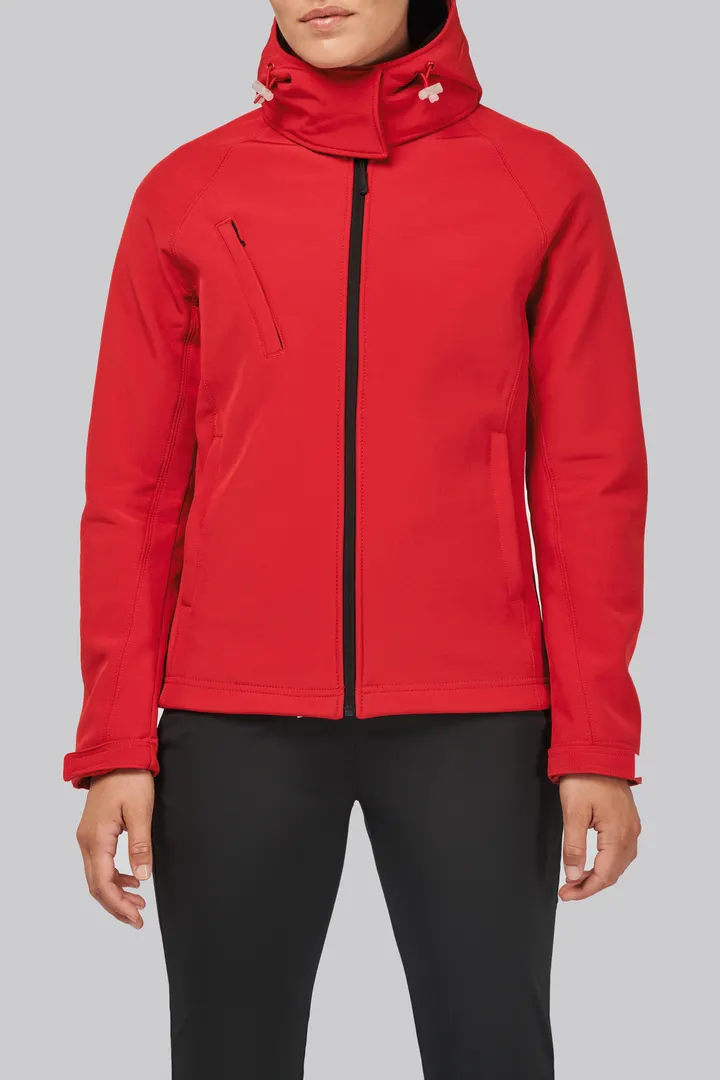 Veste softshell à capuche amovible femme 2