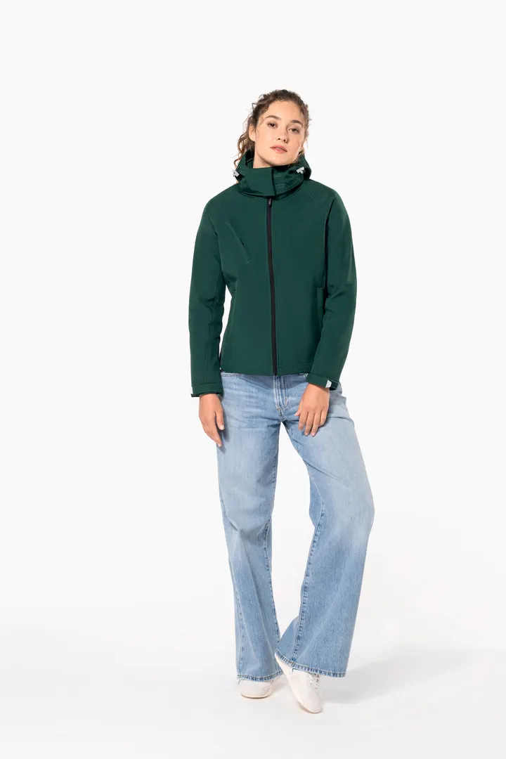 Veste softshell à capuche amovible femme 1