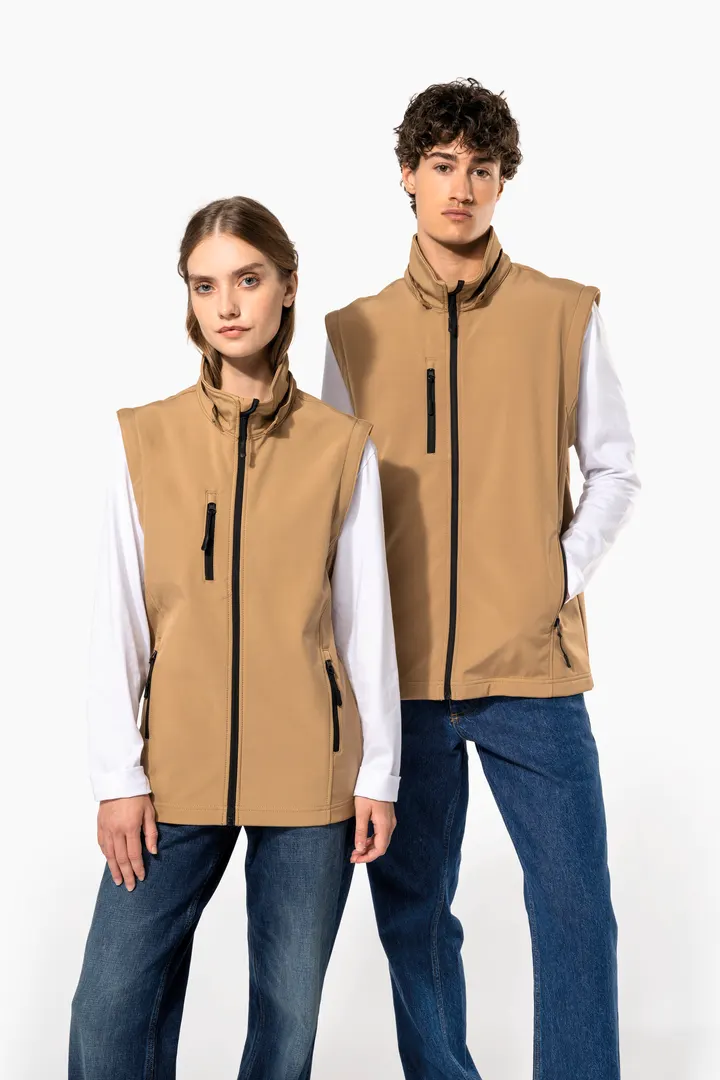 Veste Softshell 3 couches à capuche avec manches amovibles unisexe 10