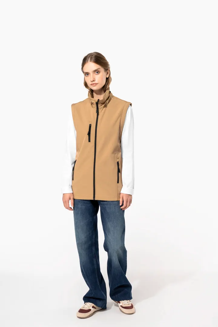 Veste Softshell 3 couches à capuche avec manches amovibles unisexe 14