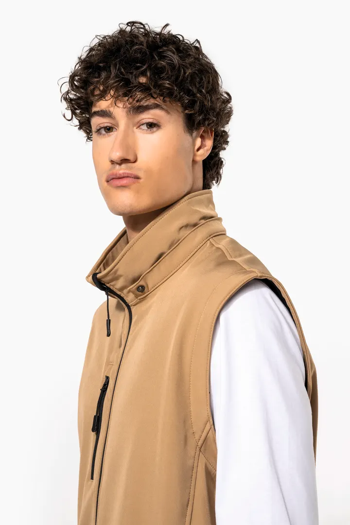Veste Softshell 3 couches à capuche avec manches amovibles unisexe 6