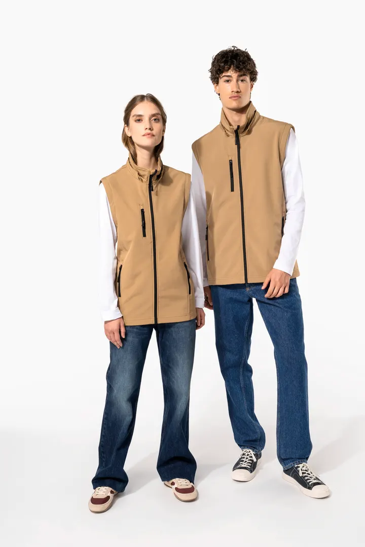 Veste Softshell 3 couches à capuche avec manches amovibles unisexe 9