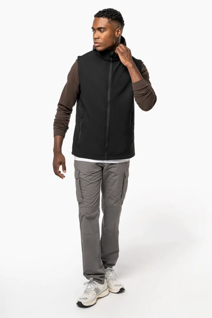 Zweilagiger, umweltfreundlicher Unisex-Softshell-Bodywärmer 11