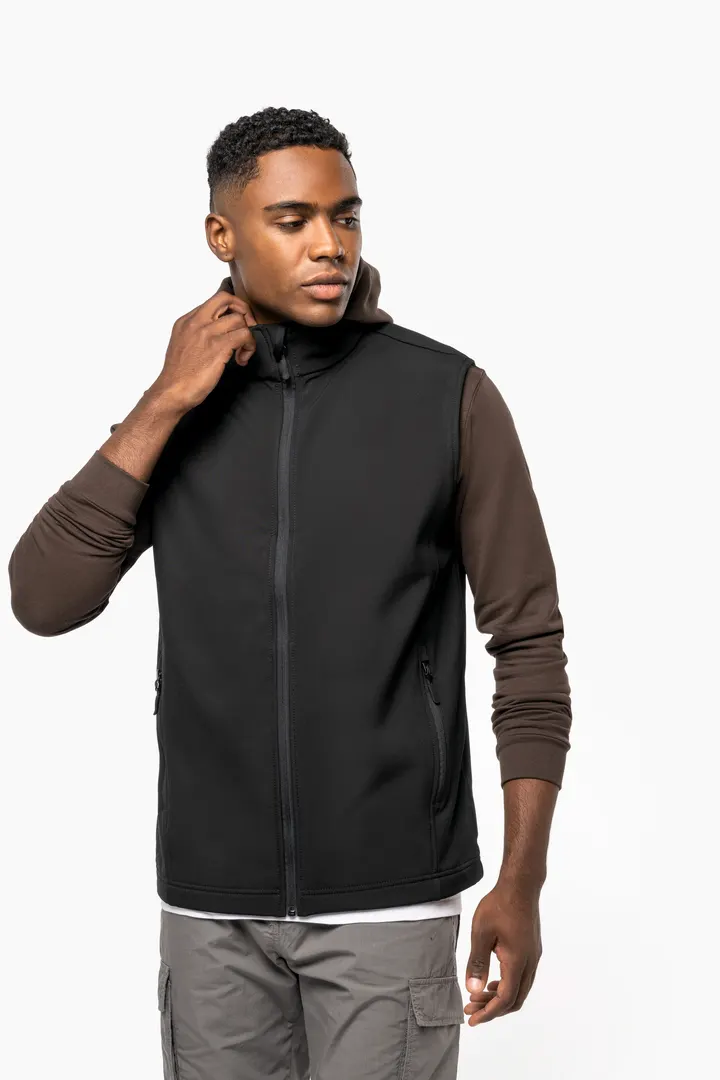 Zweilagiger, umweltfreundlicher Unisex-Softshell-Bodywärmer 12