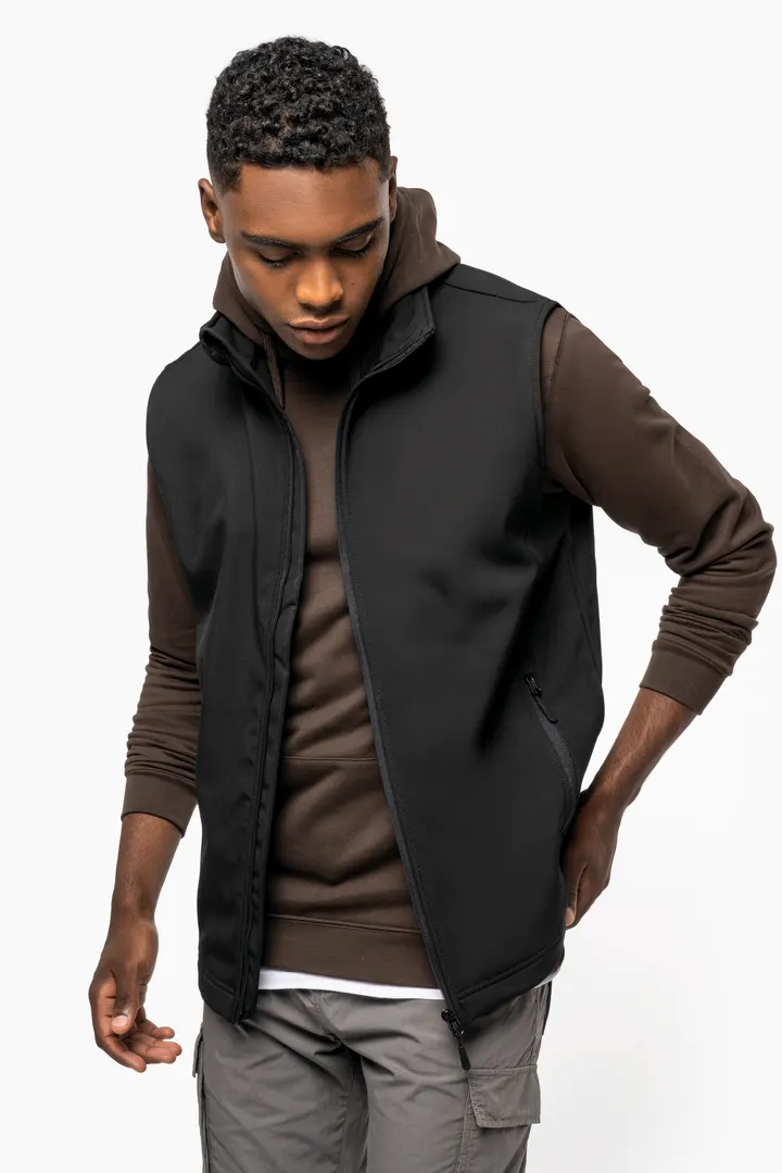 Zweilagiger, umweltfreundlicher Unisex-Softshell-Bodywärmer 15