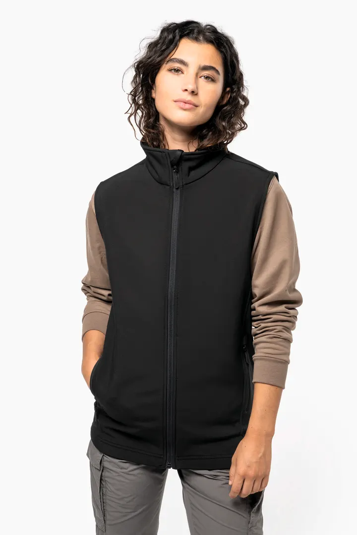 Zweilagiger, umweltfreundlicher Unisex-Softshell-Bodywärmer 5