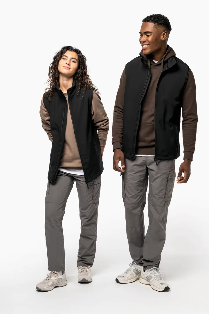 Zweilagiger, umweltfreundlicher Unisex-Softshell-Bodywärmer 7